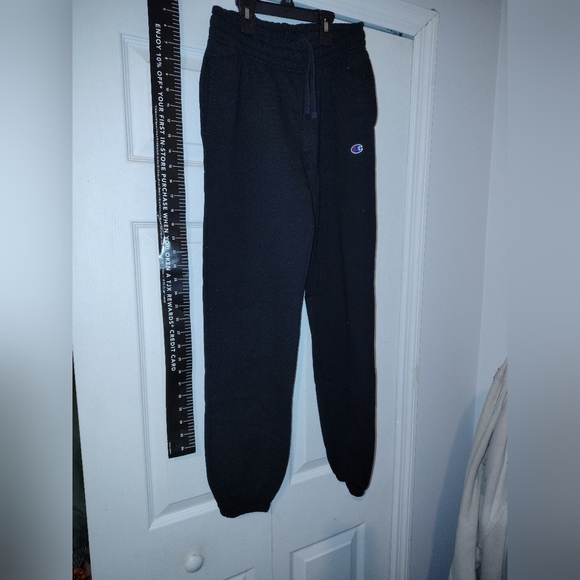 Champion Girls Black Sweatpants - Picture 1 of 7